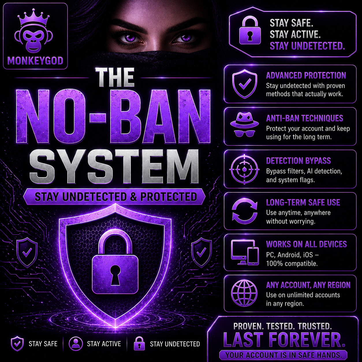 The No-Ban System + Unban System (Stay Undetected & Protected)