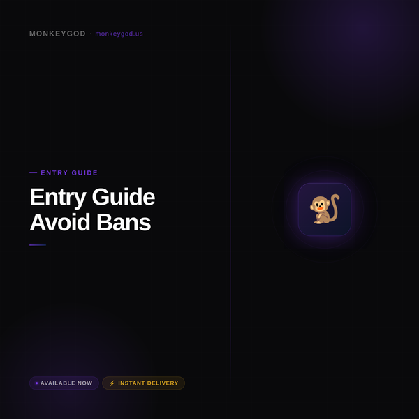 MonkeyGod Entry Guide Avoid Bans (Save Money + Better Results)