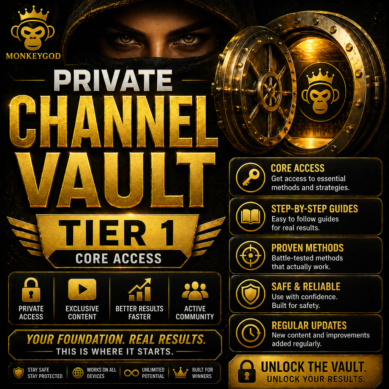 Private Channel Vault - Tier 1 (Core Access)