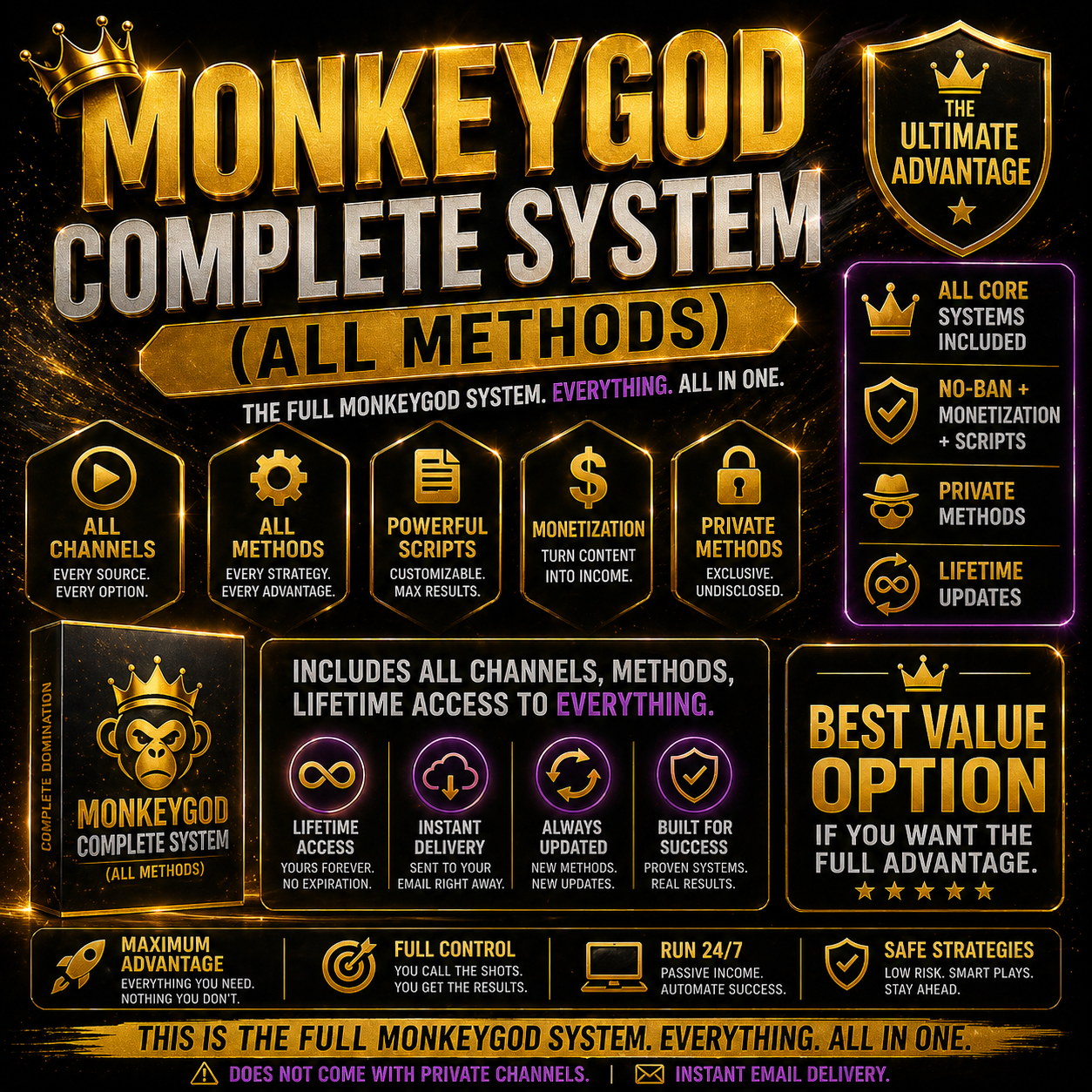 MonkeyGod Complete System (All Methods)
