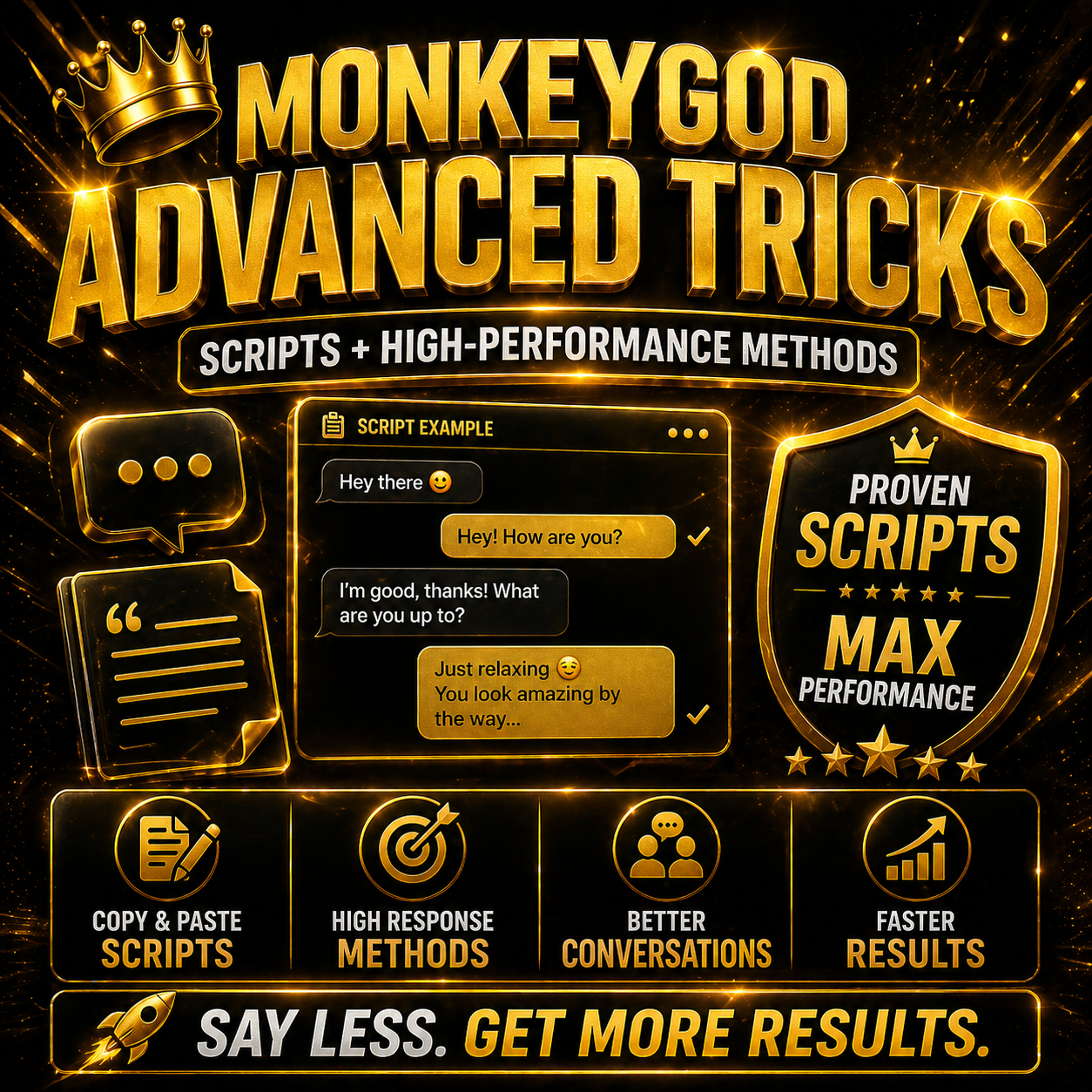 MonkeyGod Advanced Tricks (Scripts + High-Performance Methods)