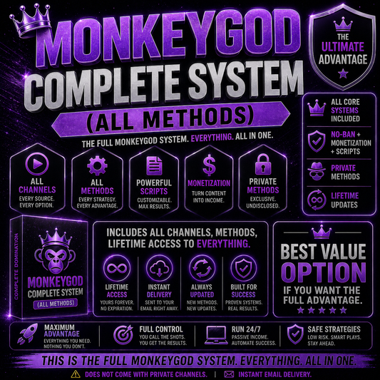 MonkeyGod Complete System (All Methods)