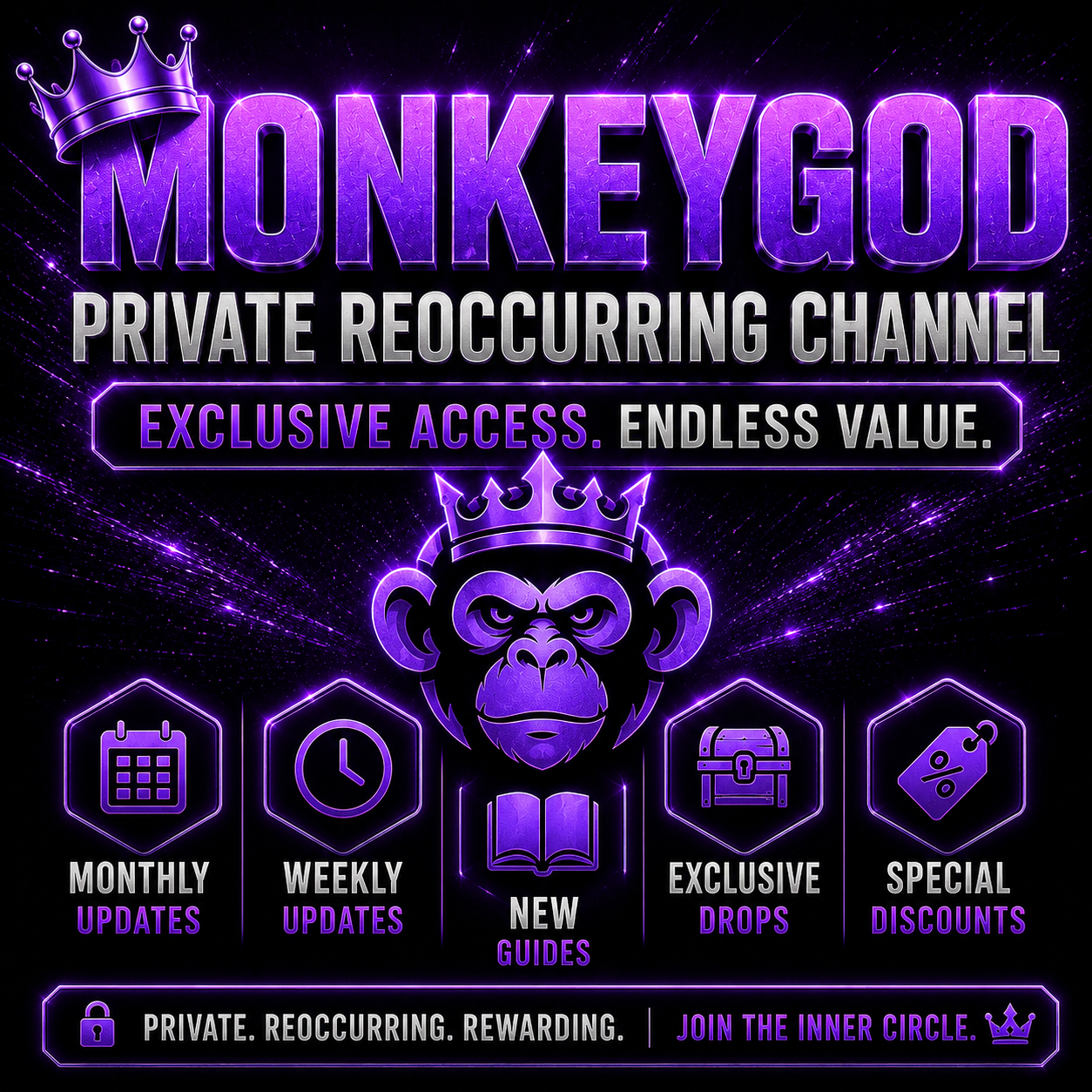 MonkeyGod Inner Circle (Reoccurring Updates)
