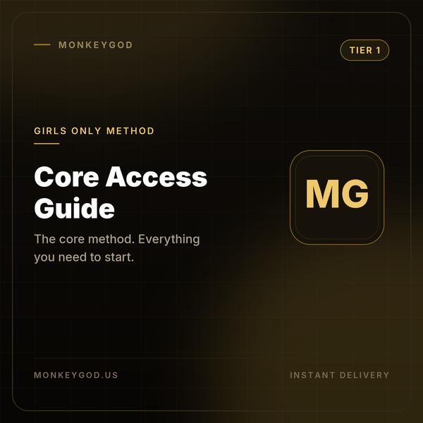 Girls Only Method — Core Access Guide (Tier 1)