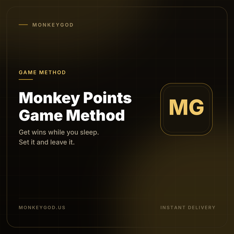 Monkey Points Game Method (Get Wins While You Sleep)