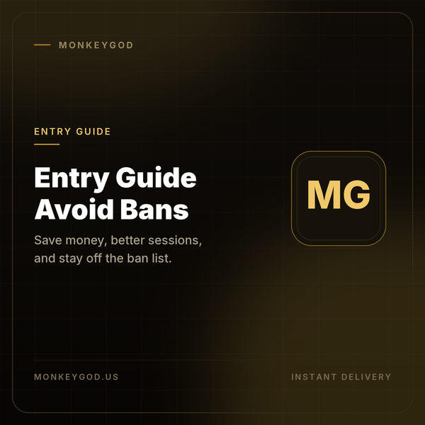 MonkeyGod Entry Guide Avoid Bans (Save Money + Better Results)
